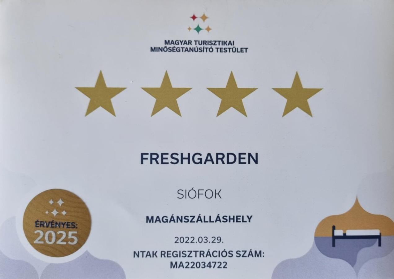 Апартаменты Freshgarden 102 Шиофок Экстерьер фото